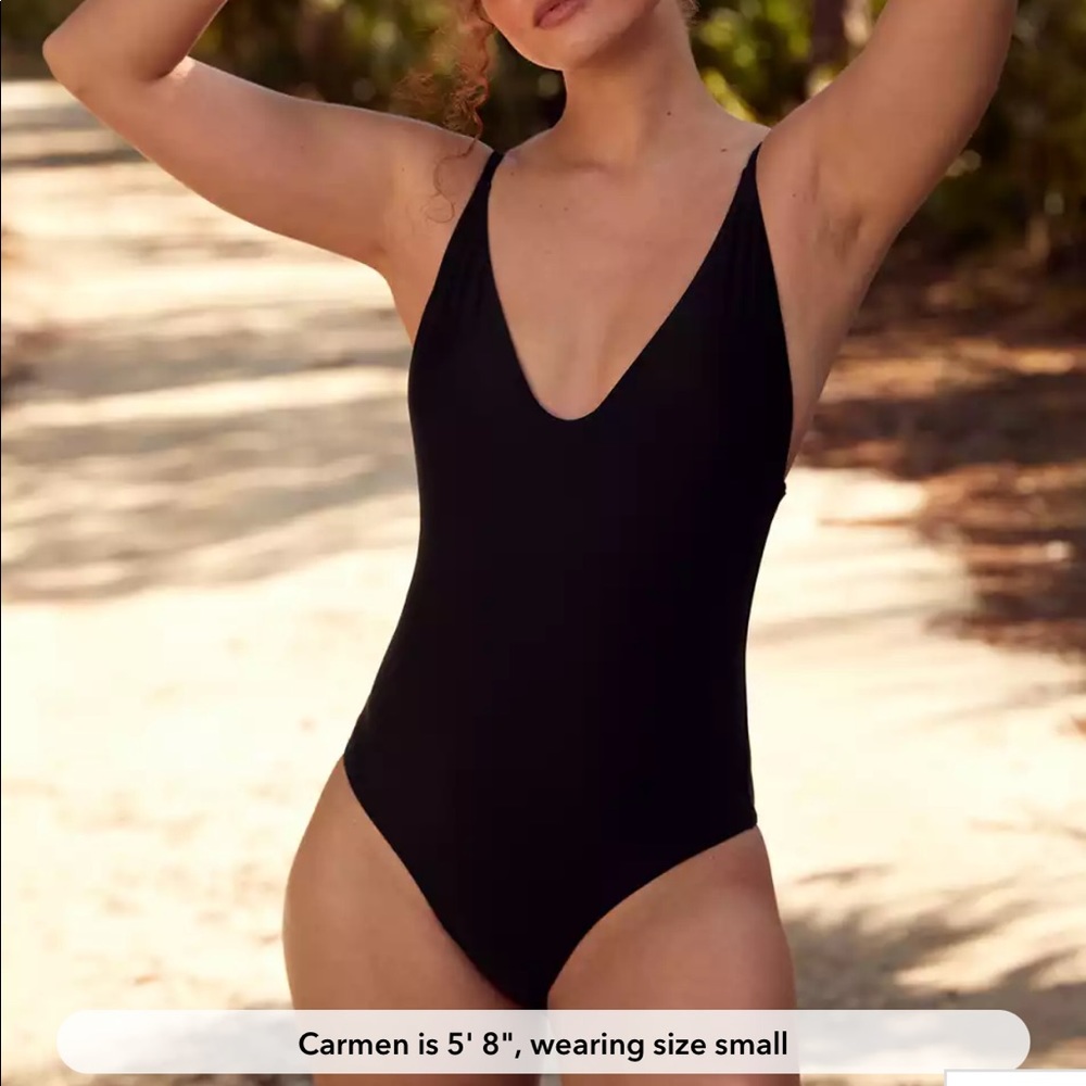 NWT Aerie Med Ballet Scoop One Piece Swimsuit